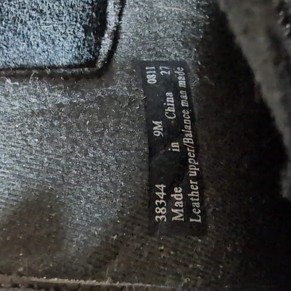 Sz 9 Clarks Bendables Black Leather Heeled Lace-up Booties - Picture 7 of 9